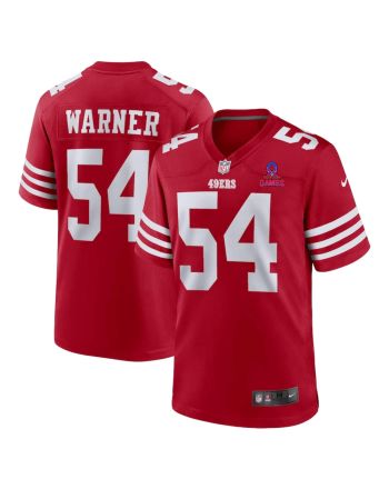 Fred Warner 54 San Francisco 49ers 2024 Pro Bowl Patch Game Men Jersey - Scarlet