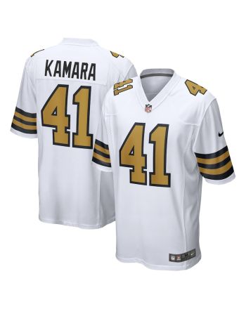 Alvin Kamara 41 New Orleans Saints Alternate Game Men Jersey - White