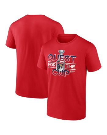 Florida Panthers 2023 Stanley Cup Final Quest T-Shirt - Red