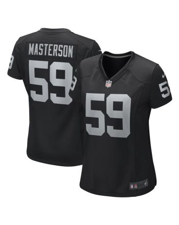 Luke Masterson Las Vegas Raiders Women's Game Player Jersey - Black