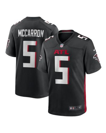 AJ McCarron 5 Atlanta Falcons Men's Game Jersey - Black