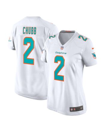 Bradley Chubb 2 Miami Dolphins Women's Game Player Jersey - White