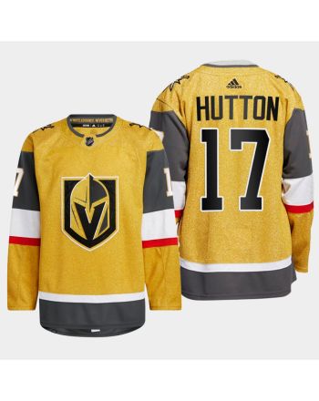 Ben Hutton 17 Vegas Golden Knights Gold Jersey 2023 Home