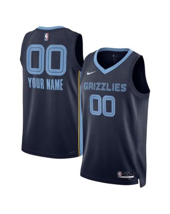 Memphis Grizzlies Custom 00 Men 2022/23 Swingman Jersey - Icon Edition