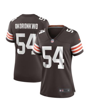 Ogbonnia Okoronkwo 54 Cleveland Browns Women's Game Player Jersey - Brown