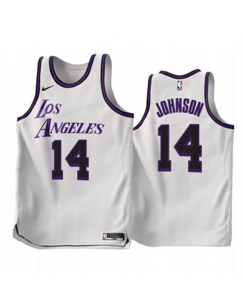 Los Angeles Lakers Sekou Doumbouya 2022-23 City Edition White 45 Jersey - Men Jersey