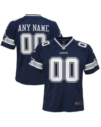 Dallas Cowboys YOUTH Custom Game Jersey - Navy