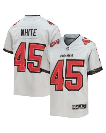 Devin White Tampa Bay Buccaneers Youth Inverted Team Game Jersey - Gray