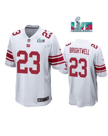 Gary Brightwell 23 New York Giants Super Bowl LVII Super Bowl LVII White Men Game Jersey