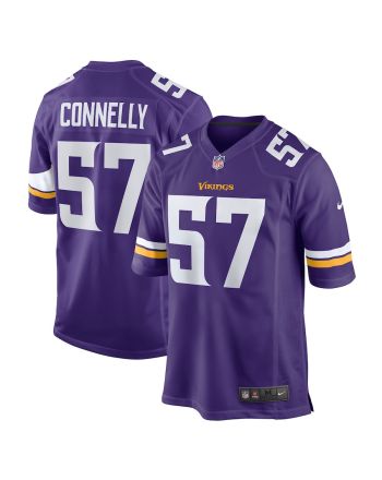 Ryan Connelly 57 Minnesota Vikings Game Jersey - Purple