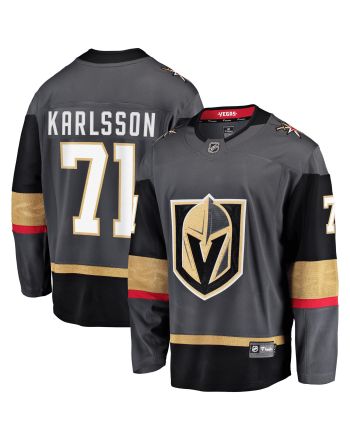 Men's William Karlsson Gray Vegas Golden Knights Home Premier Breakaway Player Jersey Jersey