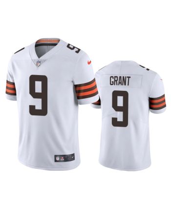 Jakeem Grant 9 Cleveland Browns White Vapor Limited Jersey