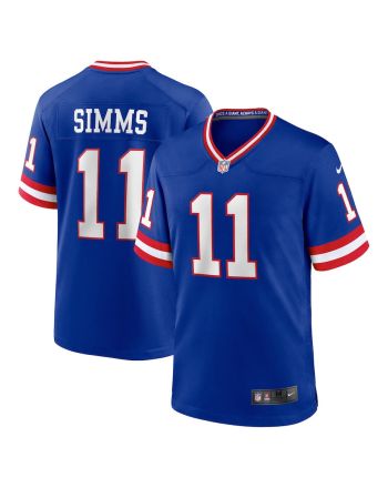 Phil Simms New York Giants Classic Retired Player Game Jersey - Royal