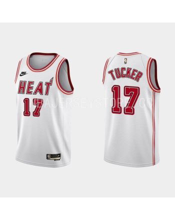 Miami Heat P.J. Tucker 17 2022-23 Classic Edition White Men Jersey