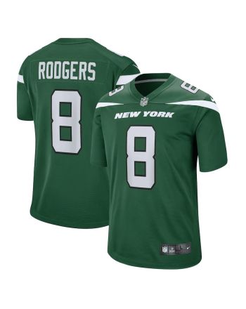 Aaron Rodgers 8 New York Jets Men Game Jersey - Gotham Green