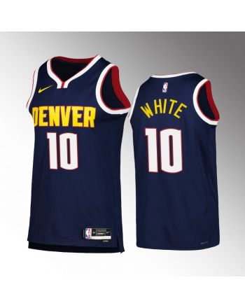 Jack White 10 Denver Nuggets Navy Jersey 2022-23 Icon Edition Swingman