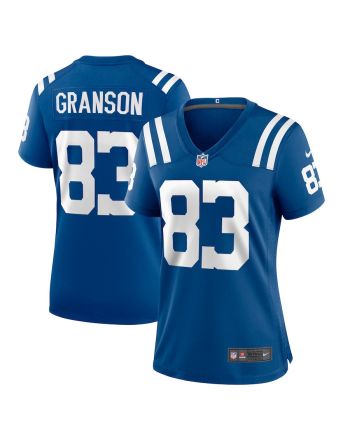 Kylen Granson 83 Indianapolis Colts Women Game Jersey - Royal