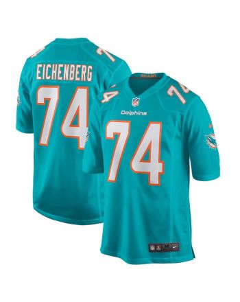 Liam Eichenberg 74 Miami Dolphins Men Game Jersey - Aqua