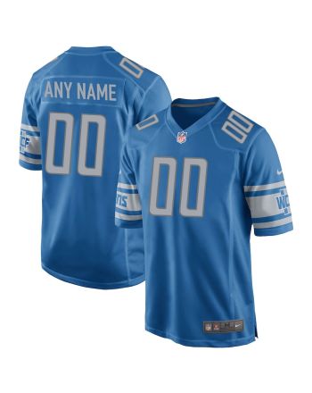 Detroit Lions Custom YOUTH Team Color Game Jersey - Blue