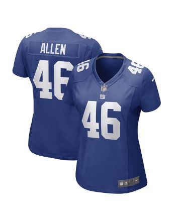 Austin Allen New York Giants Women's Game Player Jersey - Royal