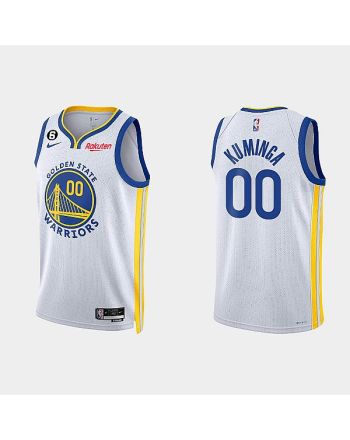 Golden State Warriors Jonathan Kuminga 00 2022-23 Association Edition White Men Jersey Swingman