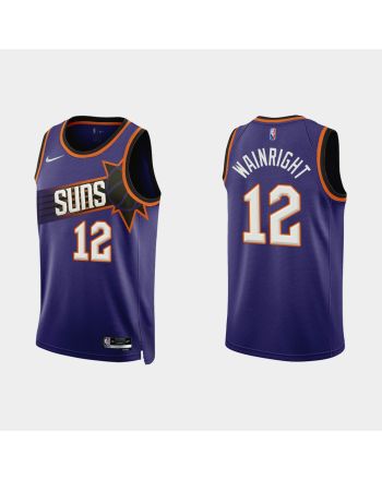 Phoenix Suns Ishmail Wainright 12 2022-23 Icon Edition Purple Men Jersey