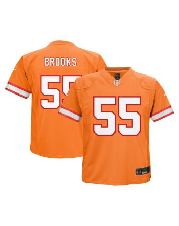 Derrick Brooks 55 Tampa Bay Buccaneers Retired YOUTH Game Jersey - Orange