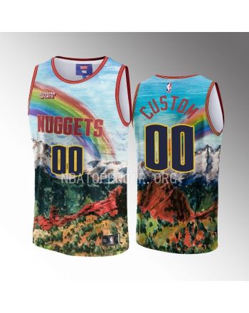 Custom Denver Nuggets NBA & KidSuper Studios Unisex Hometown Jersey