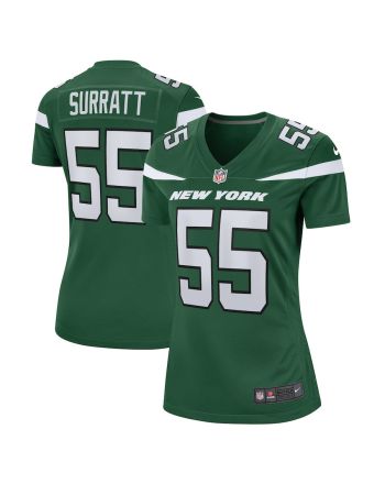 Chazz Surratt New York Jets Women's Game Player Jersey - Gotham Green