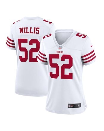 Patrick Willis 52 San Francisco 49ers Women Retired Game Jersey - White