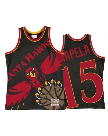 Atlanta Hawks Clint Capela 15 Black Big Face 2.0 Jersey