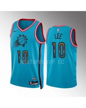 Phoenix Suns Damion Lee 10 2022-23 City Edition Turquoise Jersey Swingman