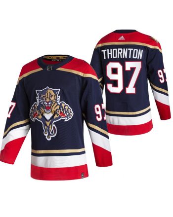 Florida Panthers Joe Thornton 97 Navy 2023 2023 Reverse Retro Jersey Jersey