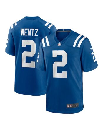 Carson Wentz 2 Indianapolis Colts Men Team Game Jersey - Royal