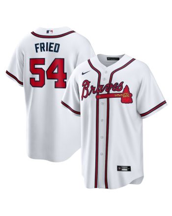 Max Fried 54 Atlanta Braves Home Player Men Jersey - White