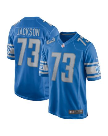 Jonah Jackson 73 Detroit Lions Men Game Jersey - Blue