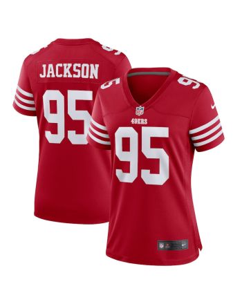 Drake Jackson San Francisco 49ers Women's Game Player Jersey - Scarlet