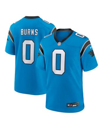 Brian Burns 0 Carolina Panthers Men's Alternate Game Jersey - Blue