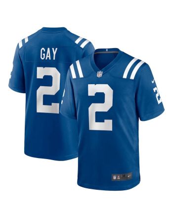 Matt Gay 2 Indianapolis Colts Game Player Jersey - Royal