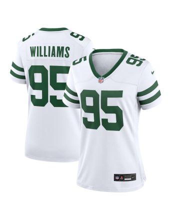 Quinnen Williams 95 New York Jets Women's Player Game Jersey - White