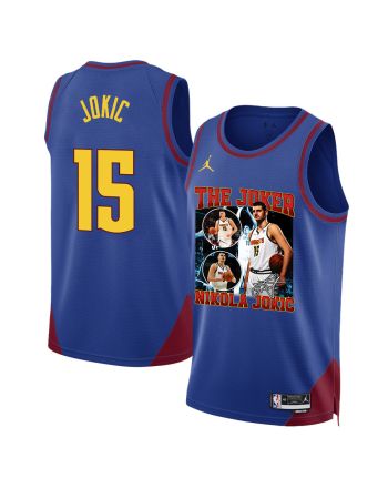 Nikola Jokic The Joker's Legacy Denver Nuggets 2023 NBA Champions Swingman Jersey - Blue