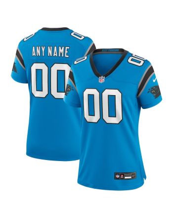 Carolina Panthers Women's Alternate Custom Game Jersey - Blue