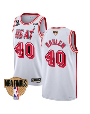 Udonis Haslem 40 Miami Heat Final Champions 2023 Swingman Jersey - Classic Edition - White