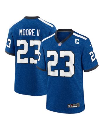 Kenny Moore II 23 Indianapolis Colts Indiana Nights Alternate Game Men Jersey - Royal