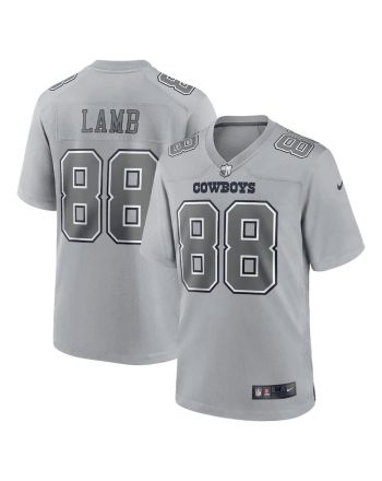 CeeDee Lamb 88 Dallas Cowboys Men Atmosphere Fashion Game Jersey - Gray