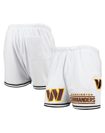 Washington Commanders Team Standard Mesh Shorts - White