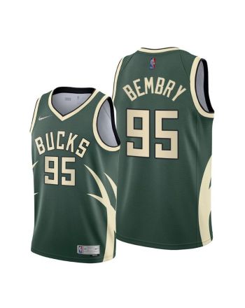 DeAndre' Bembry Milwaukee Bucks 2022 Earned Edition Jersey - Green - Men Jersey