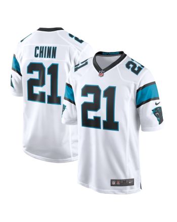 Jeremy Chinn 21 Carolina Panthers Men's Game Jersey - White