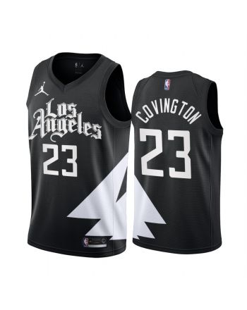 2022-23 Los Angeles Clippers Robert Covington Black Statement Edition 23 Men Jersey