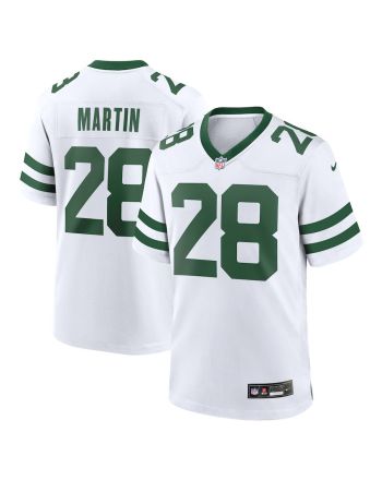 Curtis Martin 28 New York Jets Player Game Men Jersey - White